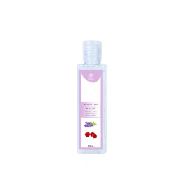 Natuur - Activation Liquid for Face Pack - Lavender and Rose - 100 mL