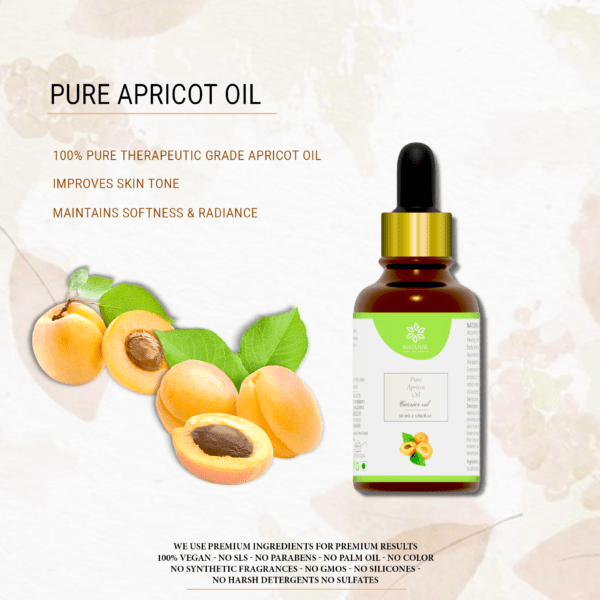 Natuur - Pure Apricot oil - 50 ml