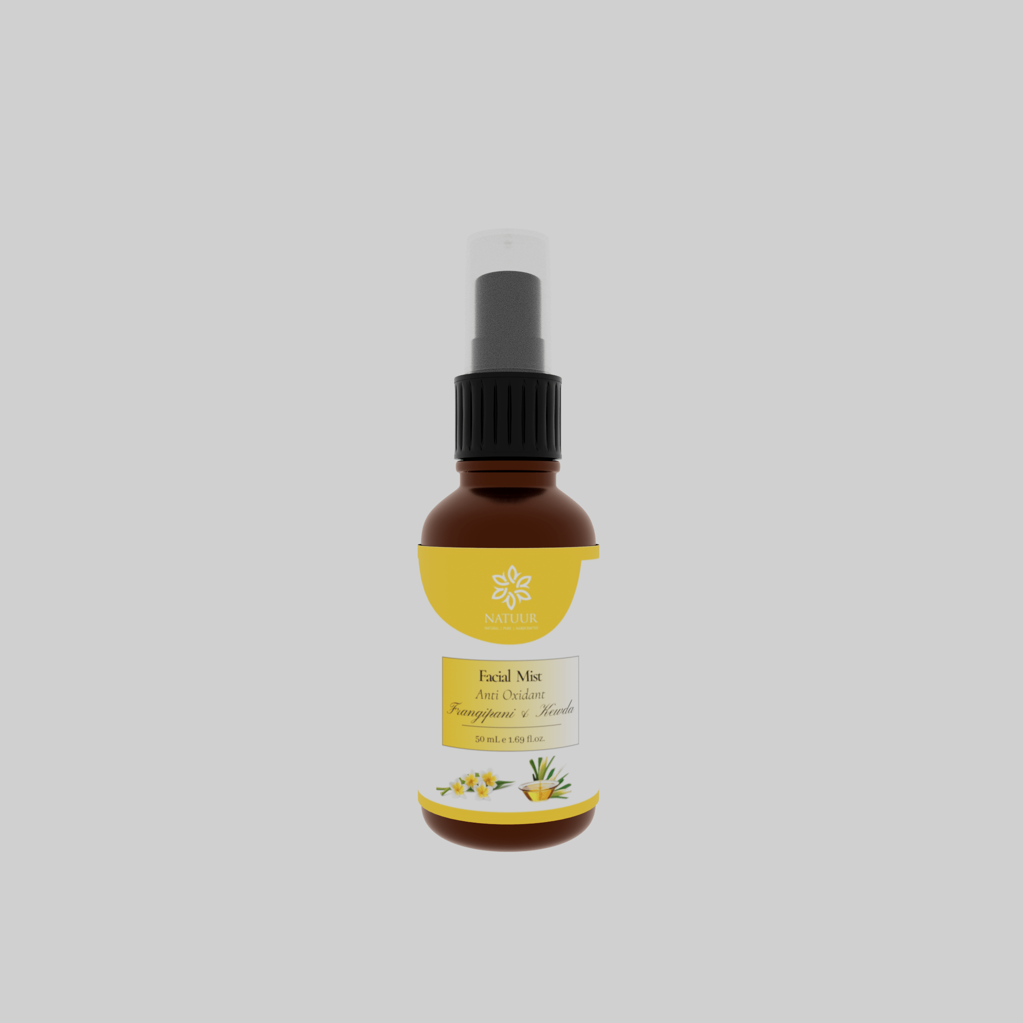 Natuur - Facial Mist Frangipani and Kewda - Anti Oxidant - 50 ml