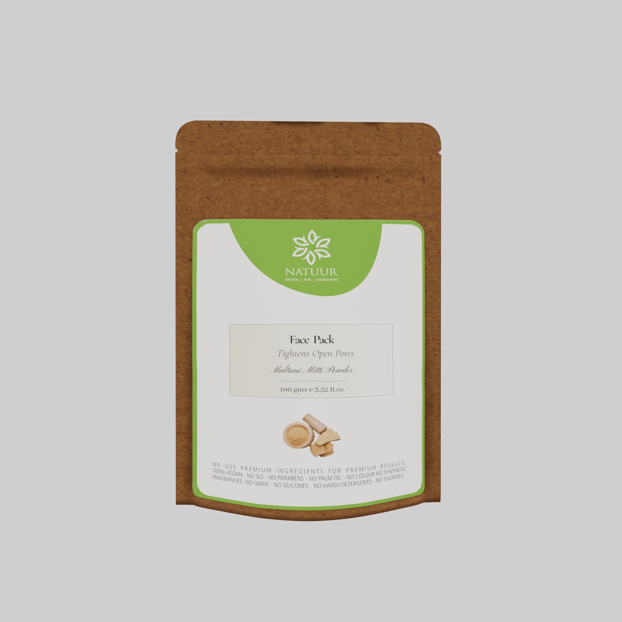 Natuur - Multani mitti powder - 100gms - Image 2