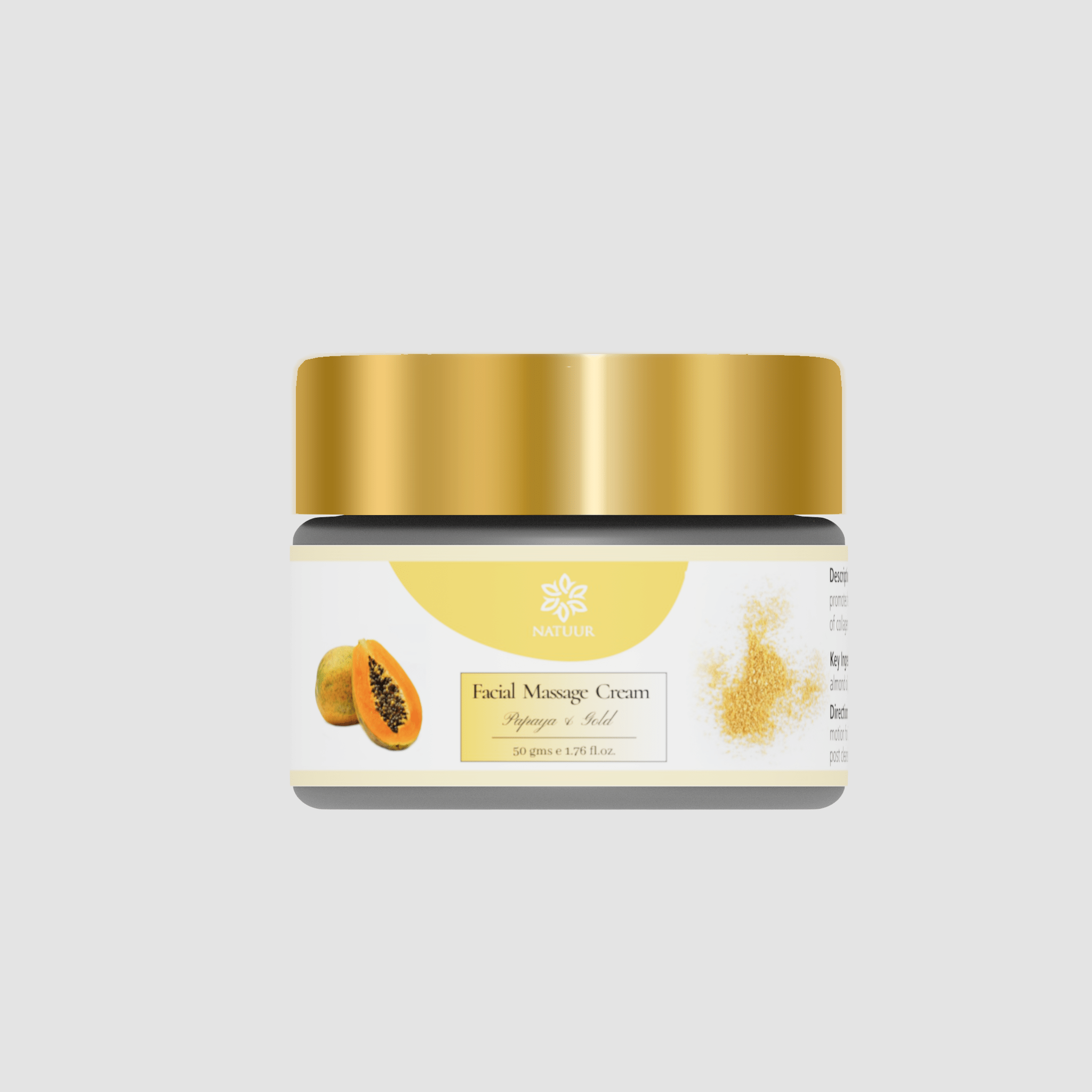 Natuur – Papaya Gold Facial Massage Cream – 50gms