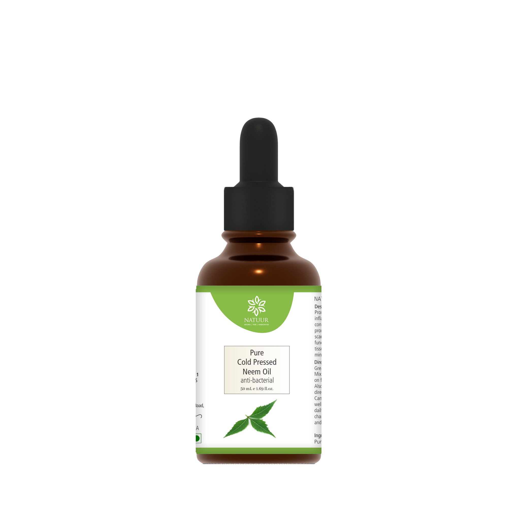Natuur - Pure Cold Pressed Neem Oil - 50 ml