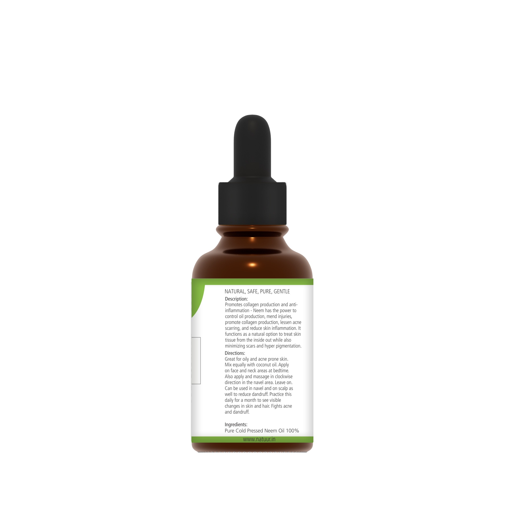 Natuur – Pure Cold Pressed Neem Oil – 50 ml