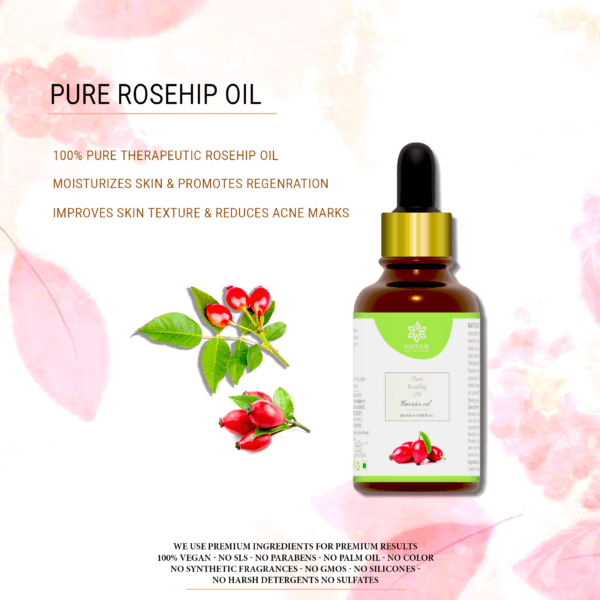 Natuur - Pure Rosehip oil - 50 ml