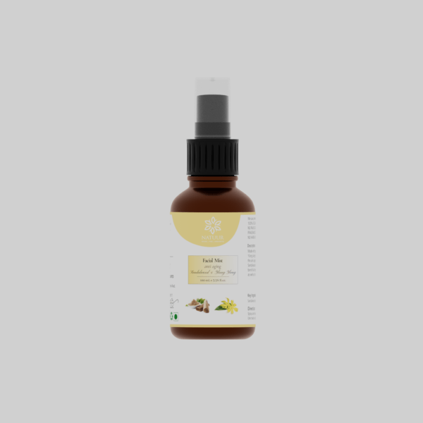 Natuur - Facial Mist Sandalwood and Ylang Ylang - Anti Aging - 100 ml