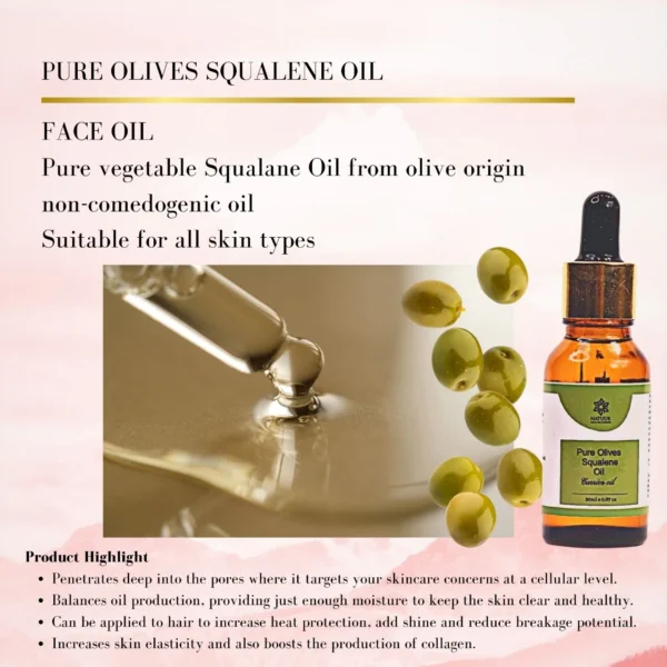 Natuur - Pure Olives Squalene Oil - 20 ml