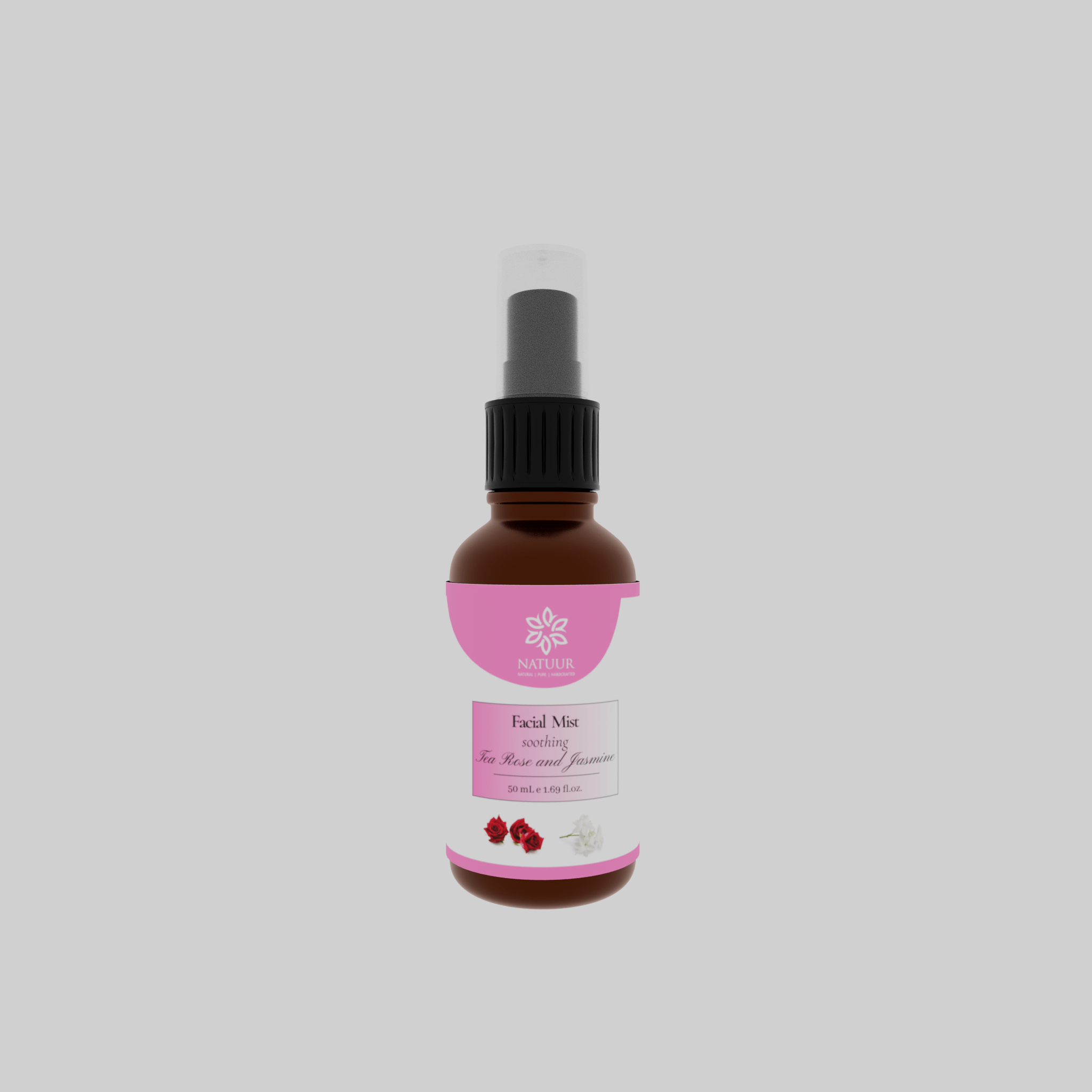 Natuur - Facial Mist Tea Rose and Jasmine Soothing - 50 ml
