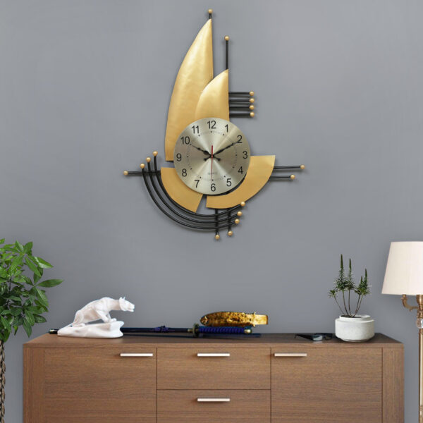 Big Ship Size Wall Clock Material- Metal ( Rust free) Size 34 x 3 x 27 Inch