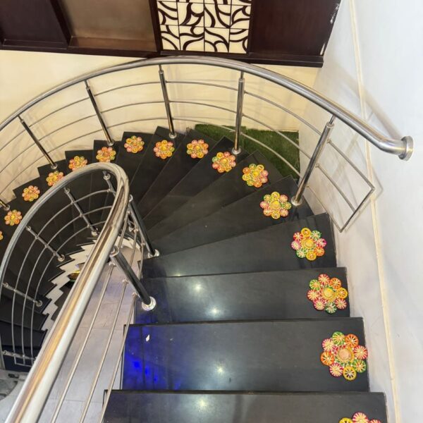 Floral Diya Pack of 20 Handcrafts Colours are different maximum on each  Diyas for decor and occassions Festival decor for home and office 