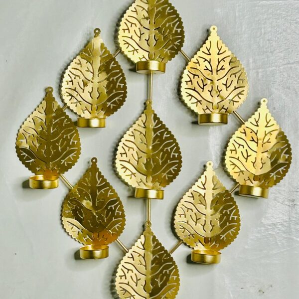 Gold Metal Tea Light Holders