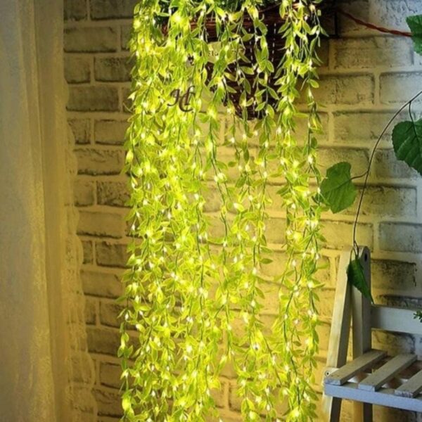 Leaf Light Curtain No. Of strings 10 Length 6 feet approx Height 3 feet approx