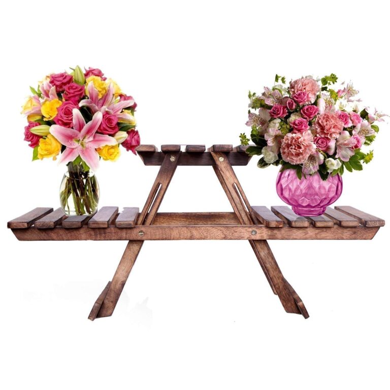 WOODEN PLANTER STAND FOR HOME DECOR/FLOWER POT STAND Our flower stand can fully perform its multi-functional roles inside or outside your home