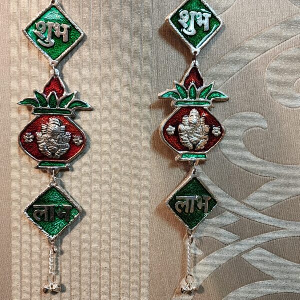 Best Shubh Labh Hanging Decor with for all Homes Best Additions to your Home decor & Gifting  Set of 2