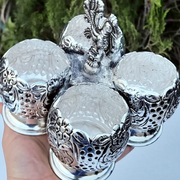 Antique German silver 4 cup panchwala