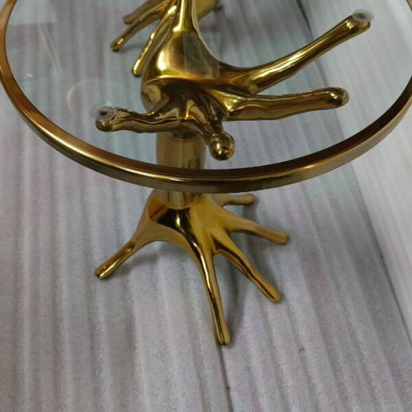 Golden Styled Hand Side Table