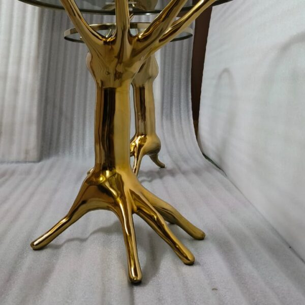 Golden Styled Hand Side Table