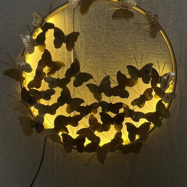 Butterfly Round Wall Decor