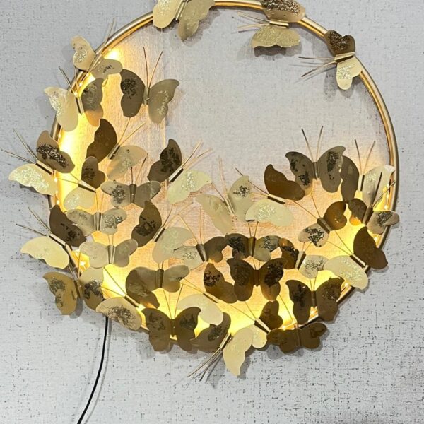 Butterfly Round Wall Decor