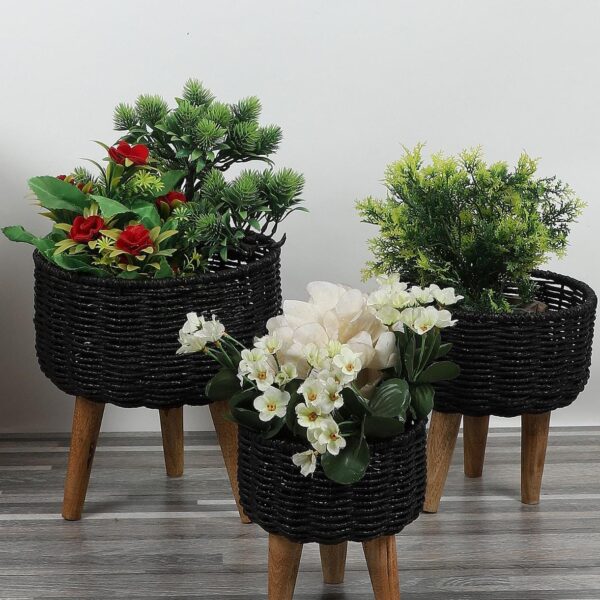 Jute Planters Set of Three