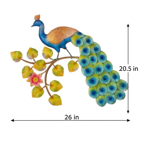 Metal Wall Decor Peacock