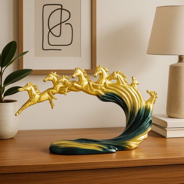 Seven Running Horses Table Decor