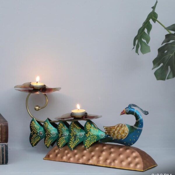 Metal Peacock 2 t light