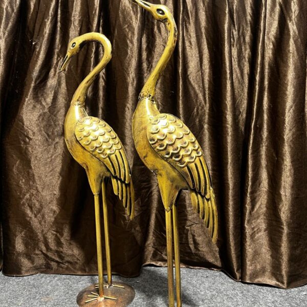 Swan Dual Metal Decor