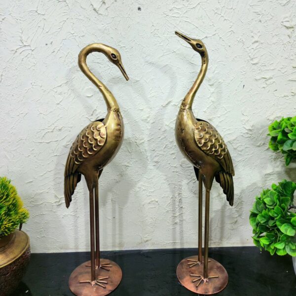Swan Dual Metal Decor