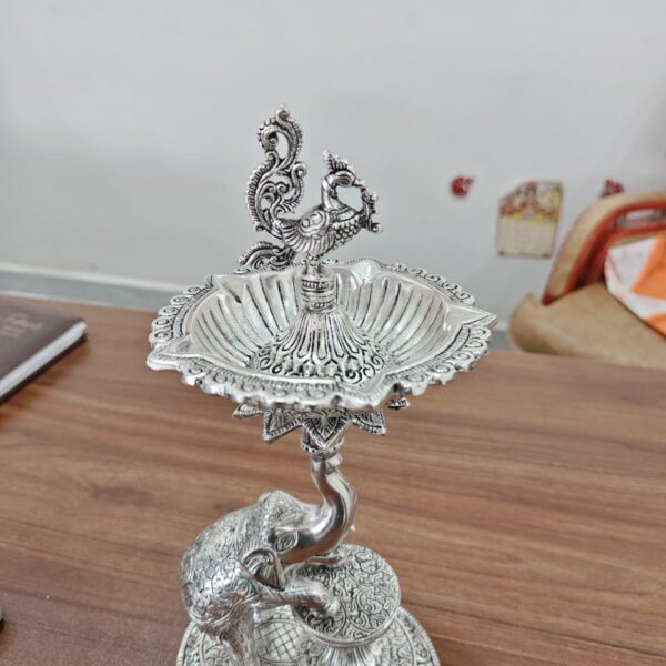 German Silver elephant theme samay diya
