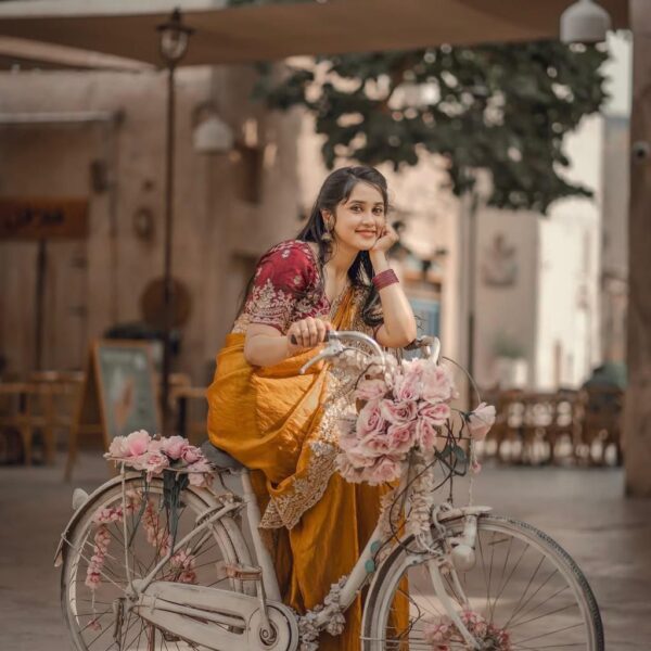 Pure Soft fandy Crush Saree