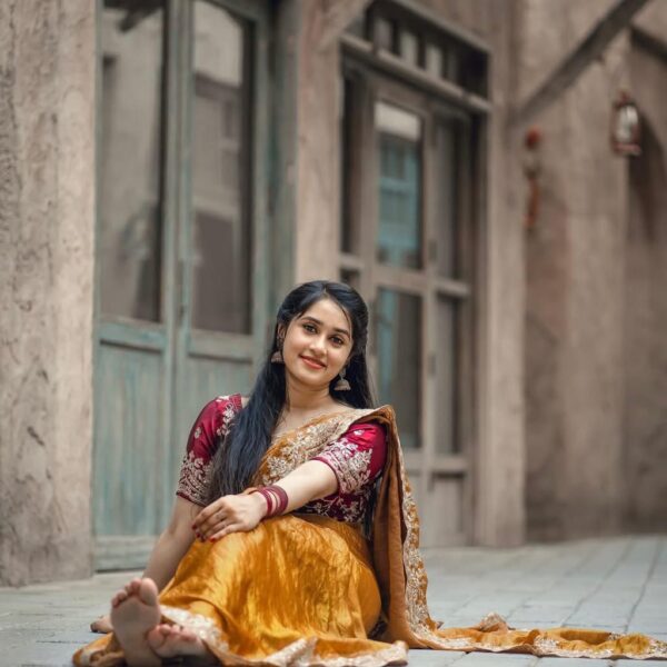 Pure Soft fandy Crush Saree