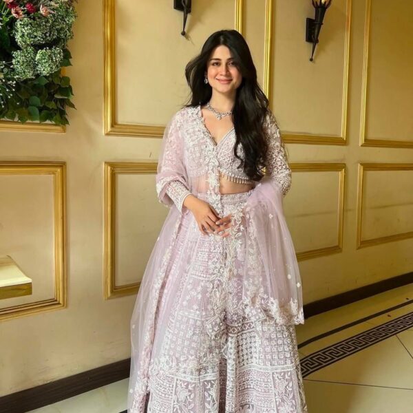 Soft Butterfly Net Lehenga Resham Embroidery Work