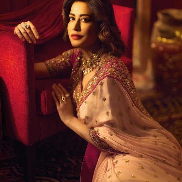 Soft Rangoli Silk Saree with Lace Border