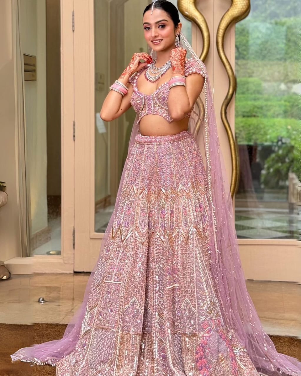 Premium Kasturi Silk Embellished Lehenga - Image 2