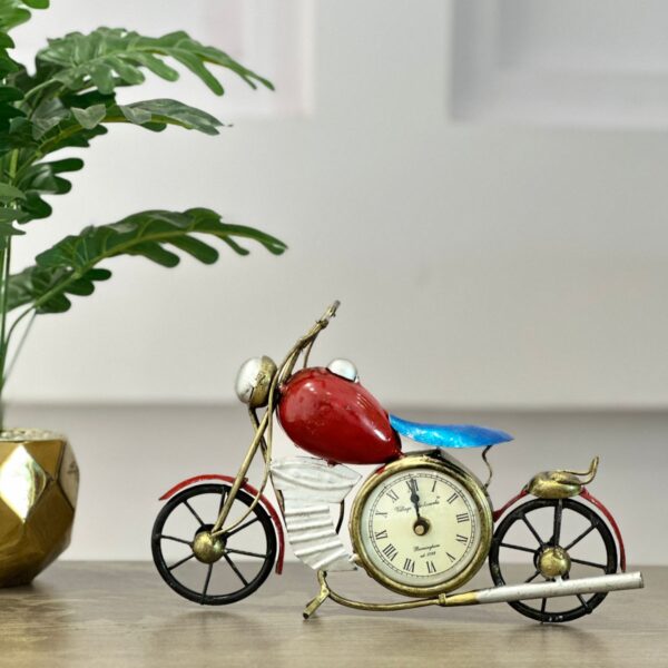 Table decor Bike with Clock