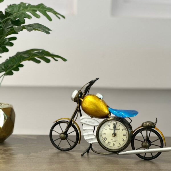 Table decor Bike with Clock