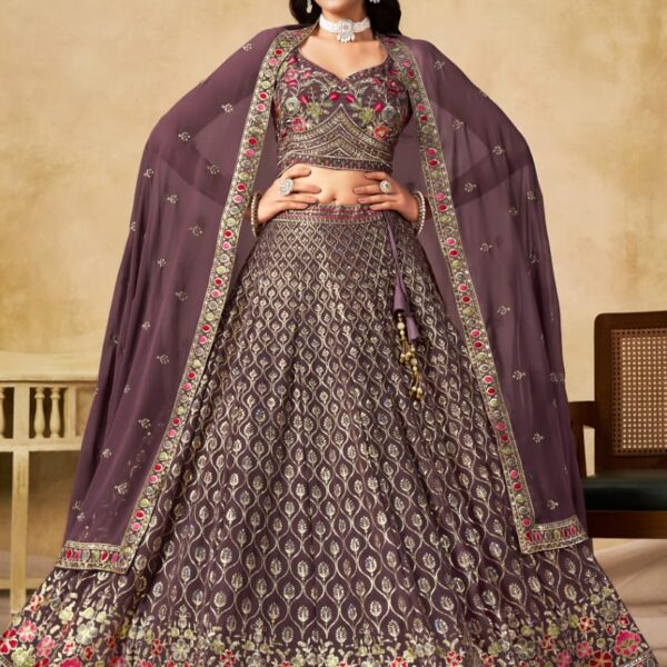 Light Purple Rich Work Lehenga Choli