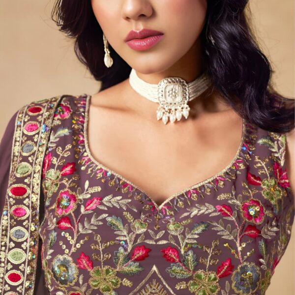 Light Purple Rich Work Lehenga Choli