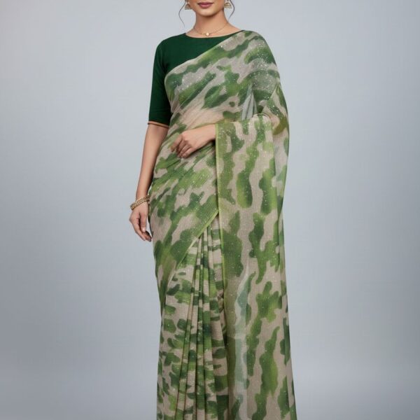 Georgette Saree With Beautiful Digital Print