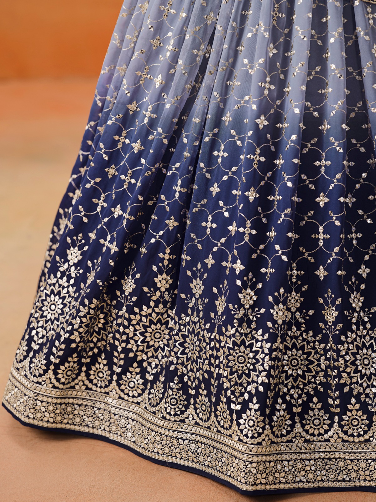 Georgette Lehenga with Choli Bridal - Image 3