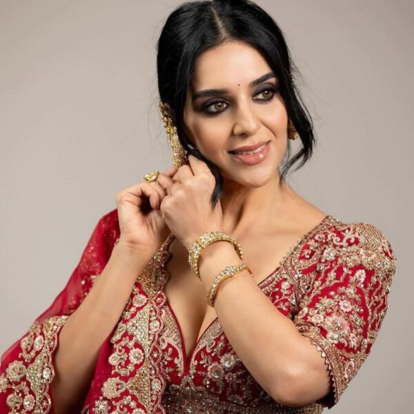 Malai Satin Lehenga Choli with Work