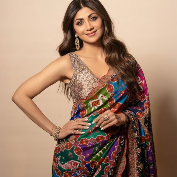 Hyderabadi Patola Saree Shilpa Shetty