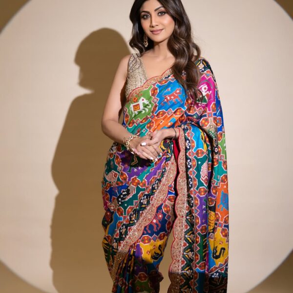 Hyderabadi Patola Saree Shilpa Shetty