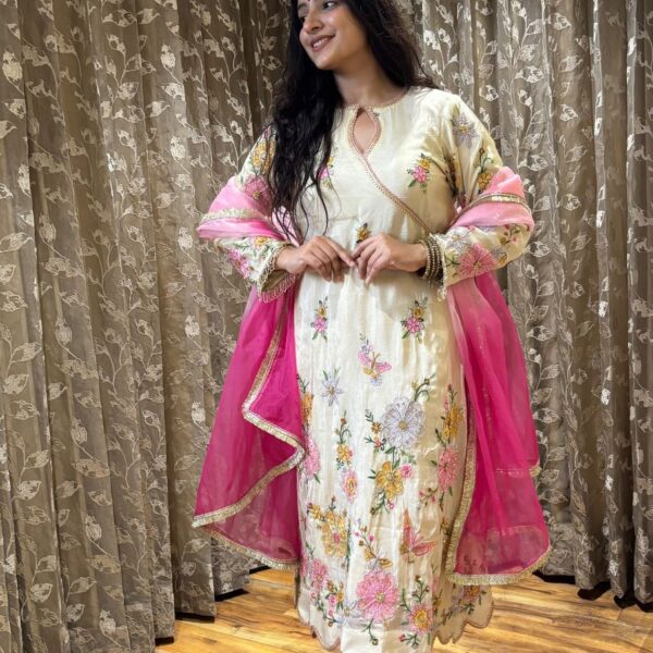 Boat Necked Tulip Salwar Suit