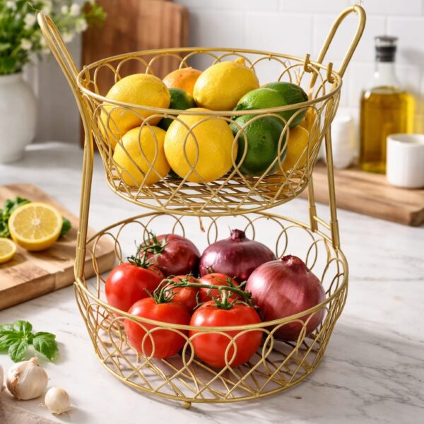 Detachable Two Layer Vegetable Basket 