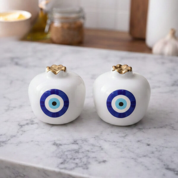Evil Eye Design Salt And Pepper Set of 2