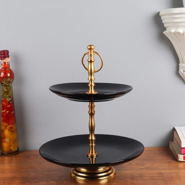 Stoneware Two Layer Platter 