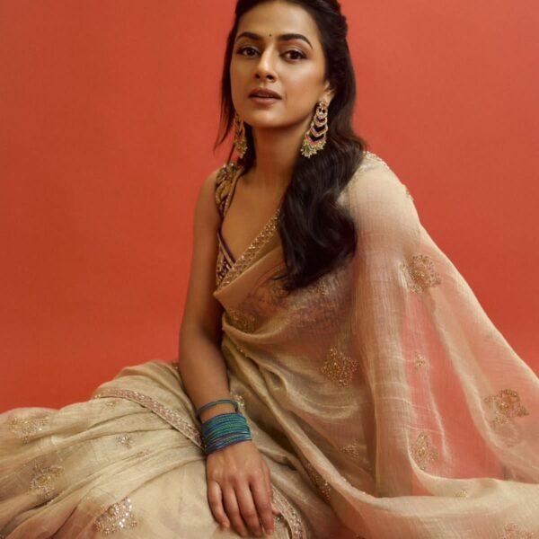 Party Wear Soft Crunchy Silk Saree