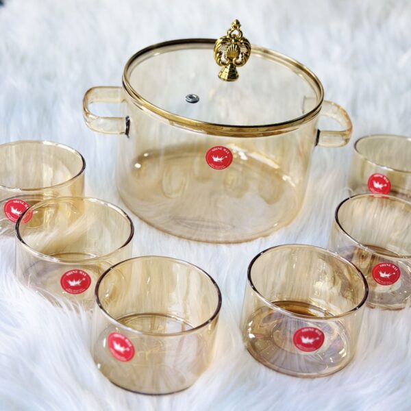 Borosilicate serving set