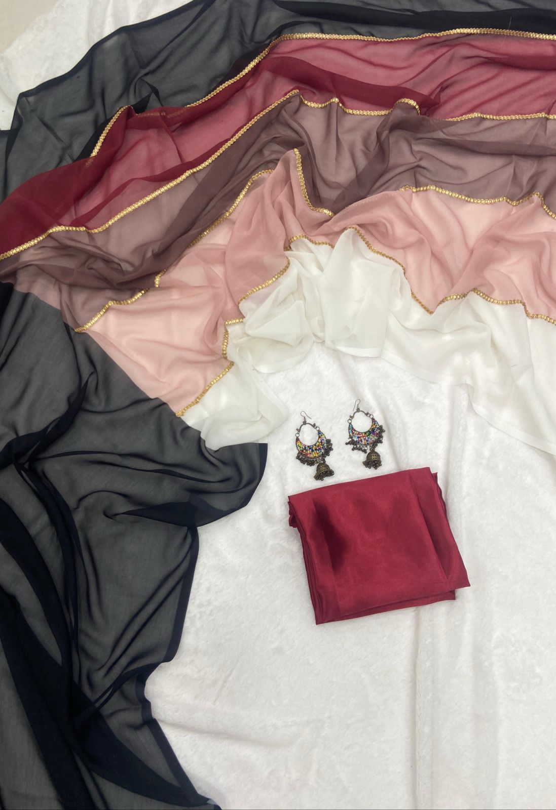 Smooth Georgette Saree with digital print - Image 7